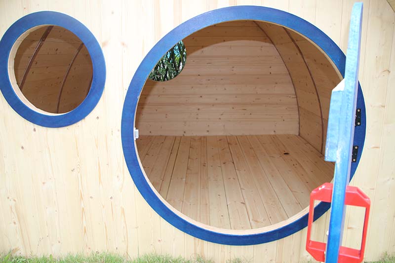 Novo Xardín Infantil Casa de xogos ao aire libre para nenos-7