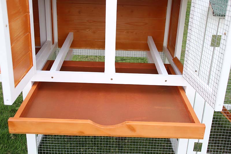 Outdoor Houten Pet Cat Cage Chicken Coop Lyts Dieren House Duck Hutch Pet Shelter Útnimbere ûntwerp (6)