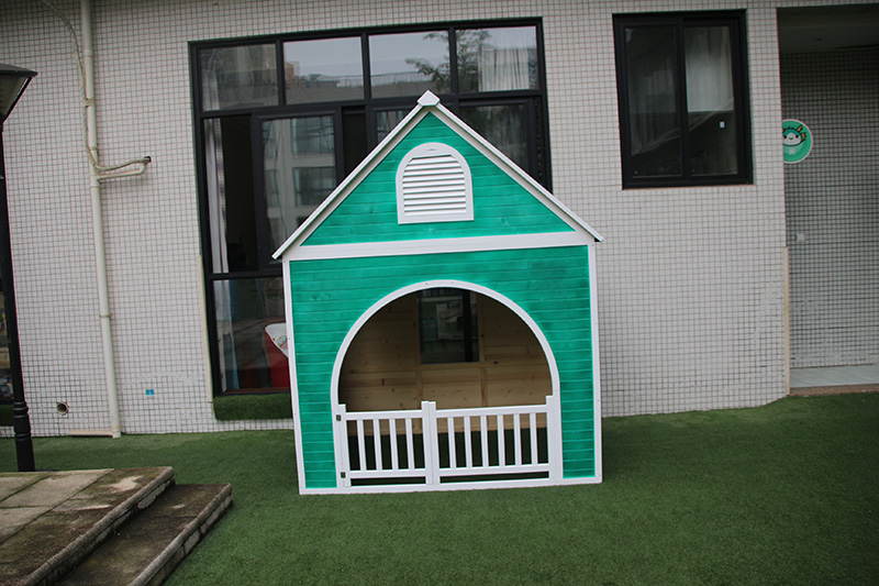 Drvena drvena kućica za djecu na otvorenom za djecu dječja drvena kućica-5