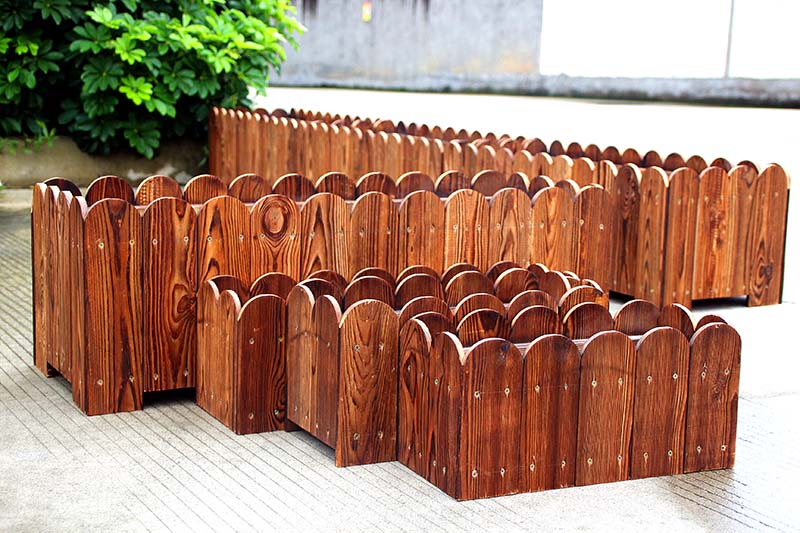 New Design wood flowerpot meaty flowerpot outdoor solid wood flower box (5)