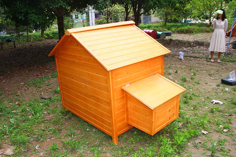 Outdoor Hen House with Removable Bottom for Easy Cleaning, Weatherproof Poultry Cage, Rabbit Hutch, Wood Duck House (5)