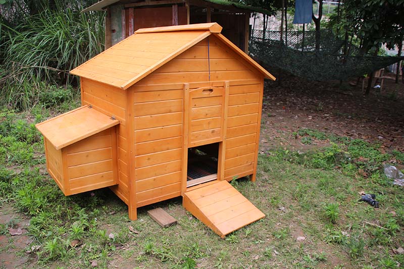 Outdoor Hen House with Removable Bottom for Easy Cleaning, Weatherproof Poultry Cage, Rabbit Hutch, Wood Duck House2