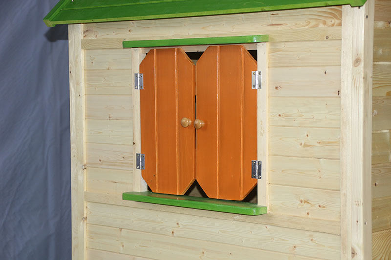 Outdoor Wooden kids cubby playhouse-10